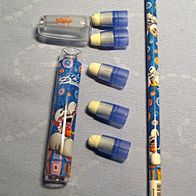 Diddl - Bleistift + Radiergummistift Radiergummi blau im Set
