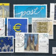 2610 - BRD Briefmarken Michel Nr.2243,2242,2248,2250 usw. sieheText gest. Jahrg.2002
