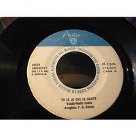 Cesar Sarracent - Surgio La Melodia / Yo Se Lo Que Se Siente 45 single 7" Cuba