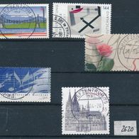 2620 - BRD Briefmarken Michel Nr, 2308,2321,2330,2345,2346 gest Jahrg.2003