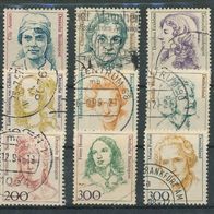 2636 - BRD Briefmarken Michel Los Freimarken "Frauen der Geschichte" gest Jahrg.1988