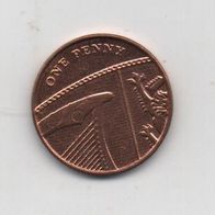 Münze England One Penny 2015