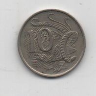 Münze Australien 10 Cent 1967