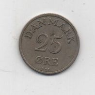 Münze Dänemark 25 Öre 1951