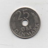 Münze Dänemark 25 Öre 1973