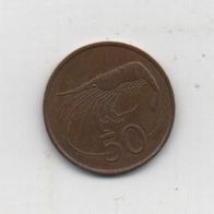 Münze Island 50 Aurar 1981