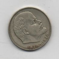 Münze CCCP 1 Rubel 100 Geburtstag von Lenin