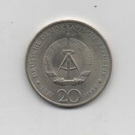 Münze DDR 20 Mark Ernst Thälmann