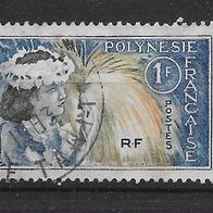 011) Französisch-Polynesien 1964 Schiffe Mi. Nr. 33 gestempelt