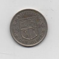 Münze Mauritius 1 Rupee 1990