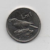 Münze Malta 1 Lira 2005