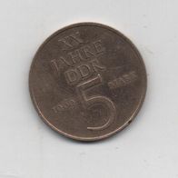 Münze DDR 5 Mark XX Jahre DDR 1969