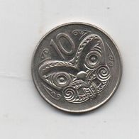 Münze New Zealand 10 Cent 1989