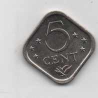 Münze Niederländisch Antillen 5 Cent 1980