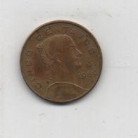 Münze Mexico 5 Centavos 1969