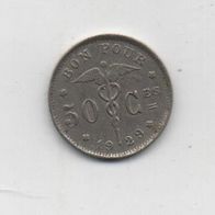 Münze Belgien 50 Centimes 1929