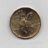 Münze Tschechische Republik 20 Kronen 2004