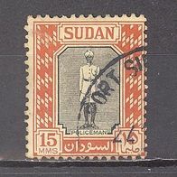 Sudan, 1951,1 Briefm., gest.