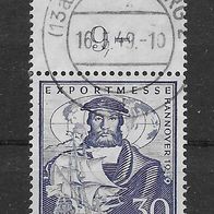 01) Alliierte Besetzung 1949 Exportmesse Hannover Mi. Nr. 105 gestempelt
