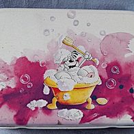 Diddl in der Badewanne Metallbox ca 12 x 8,5 x 3,7 cm
