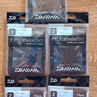 Neu! 50 Daiwa Tournament Größe: 2 Farbe: Schwarz Haken Karpfenhaken Boiliehaken