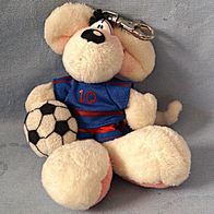 Diddl mit Fußball Kuscheltier Stofftier Plüschtier Plüschdiddl Schlüsselanhänger