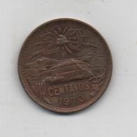 Münze Mexico 20 Centavos 1970