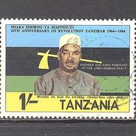 Tansania, 1984, Mi. 237, Sansibar-Revolution, 1 Briefm., gest.