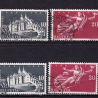 Schweiz MiNr. 496-499 komplett gest. eine zur Auswahl M€ 3,20 #E551bc