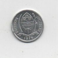 Münze Botswana 1 Thebe 1976