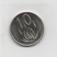 Münze Süd Afrika 10 Cent 1976