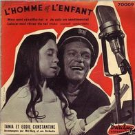 Tania et Eddie Constantine - L´homme et L´enfant 45 EP 7" France 1955