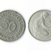 Bank deutscher Länder 50 Pfennig 1949 F - VZ