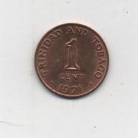 Münze Trinidad und Tobago 1 Cent 1971