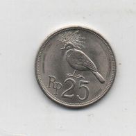 Münze Indonesien 25 Rupiah 1971