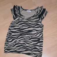 Damen-Shirt "b.p.c." Gr. S, schwarz/beige
