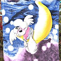 Diddl auf dem Mond Bettwäsche Bezug und Kissen im Set