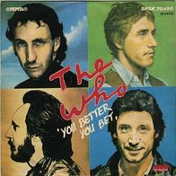 Who - You Better You Bet / The Quiet One (1981) 45 single 7" Ungarn M
