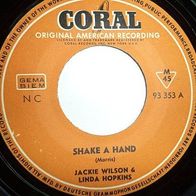Jackie Wilson & Linda Hopkins - Shake A Hand / Say I Do (1963) 45 single 7"