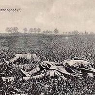 Ansichtskarte, Gefallene Kanadier 1915