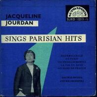 Jacqueline Jourdan - Sings Parisian Hits 45 EP 7"