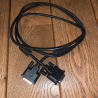 schwarzes Druckerkabel, Kabel für Drucker, 1,75 m