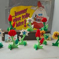 Ü - Ei Buntes Blumen - Puzzle + 2 BPZ ( Mitte)