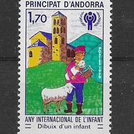 002) Andorra (französisch) 1979 Kinder Mi. Nr. 300 postfrisch