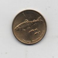 Münze Slowenien 1 Tolarj 2000