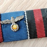 100% orig. Feldspange Ordensspange Bandspange KVK DA Sudetenland WiO Orden Spange WH