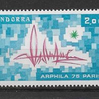 004) Andorra (französisch) 1975 Arphila Mi. Nr. 269 postfrisch