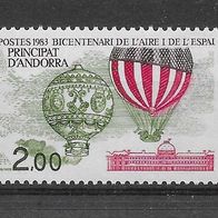 009) Andorra (französisch) 1983 Ballon Mi. Nr. 331 postfrisch