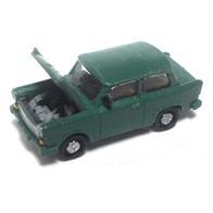 IFA Trabant 601 ´80, Lim., Panne, grün, 3D-Druck-Kleinserie, Ep4, panzer-shop, Spur N
