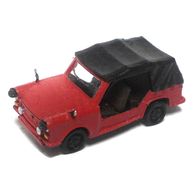 IFA Trabant 601 F ´80, Kübel, halb zu, rot, Kleinserie, Ep4, panzer-shop, Spur N
